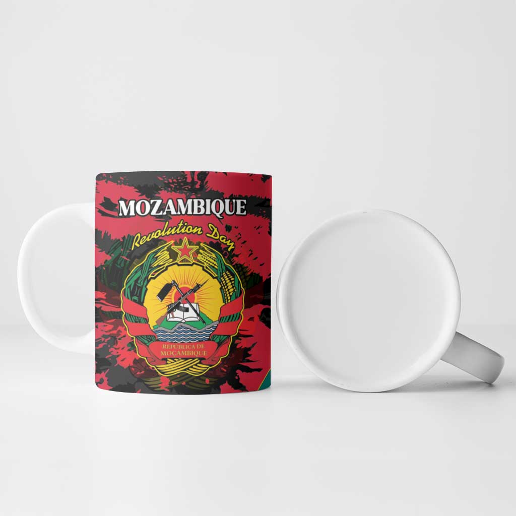 Personalized Mozambique Revolution Day Ceramic Mug Coat Of Arms FRELIMO