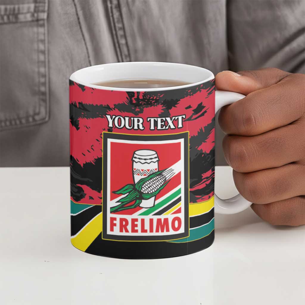Personalized Mozambique Revolution Day Ceramic Mug Coat Of Arms FRELIMO
