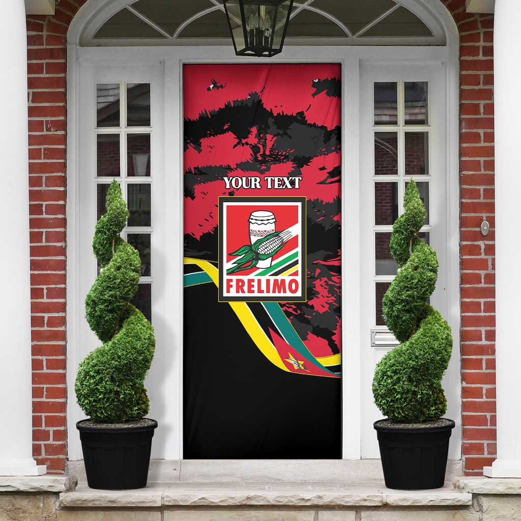 Personalized Mozambique Revolution Day Door Cover Coat Of Arms FRELIMO
