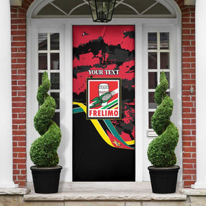 Personalized Mozambique Revolution Day Door Cover Coat Of Arms FRELIMO