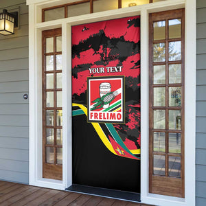 Personalized Mozambique Revolution Day Door Cover Coat Of Arms FRELIMO