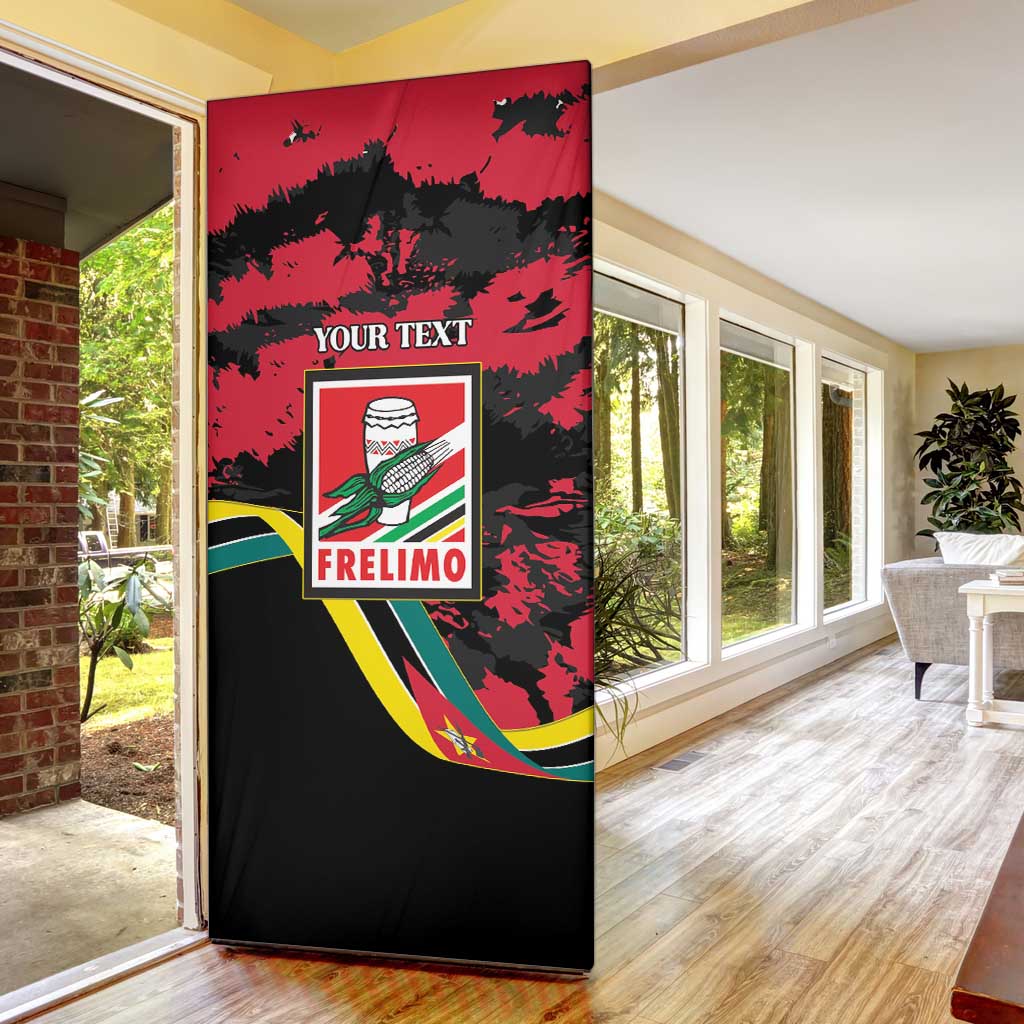 Personalized Mozambique Revolution Day Door Cover Coat Of Arms FRELIMO
