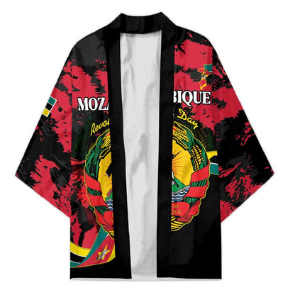 Personalized Mozambique Revolution Day Kimono Coat Of Arms FRELIMO