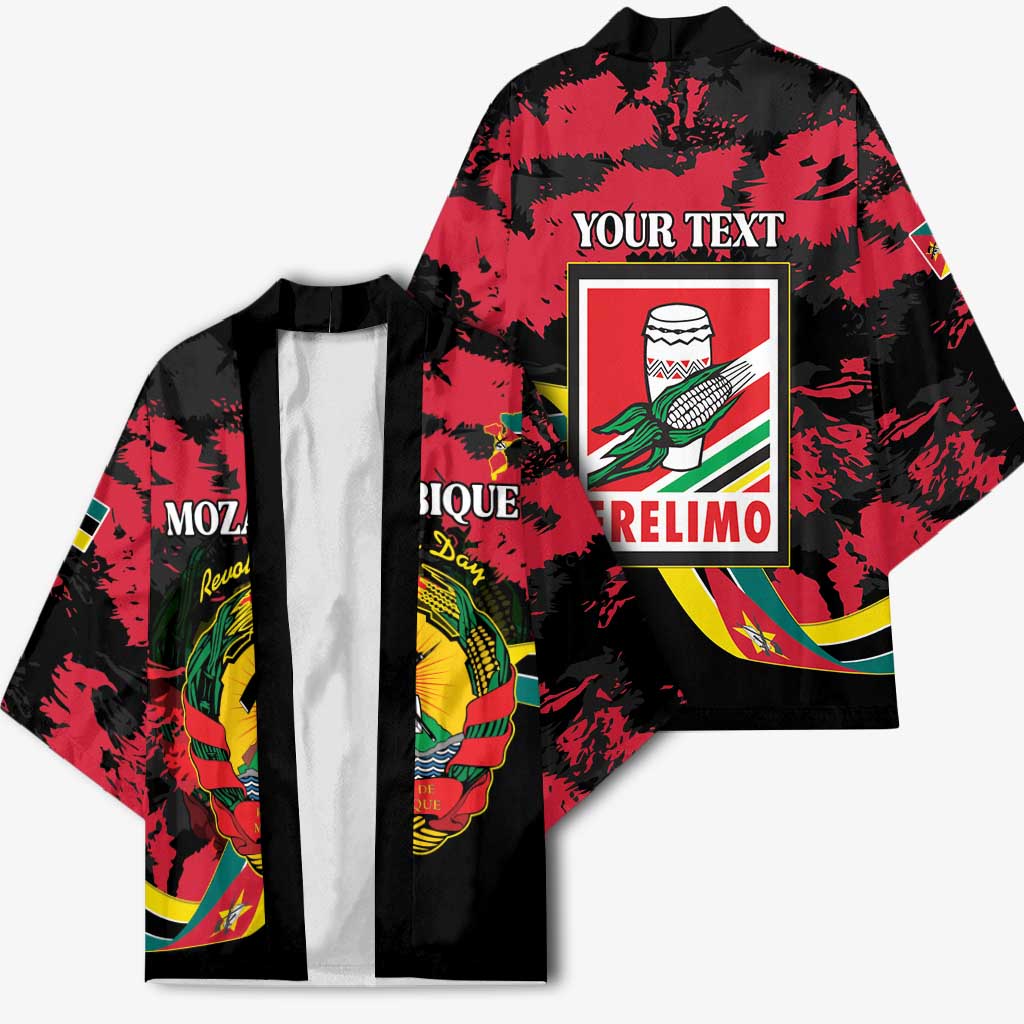 Personalized Mozambique Revolution Day Kimono Coat Of Arms FRELIMO