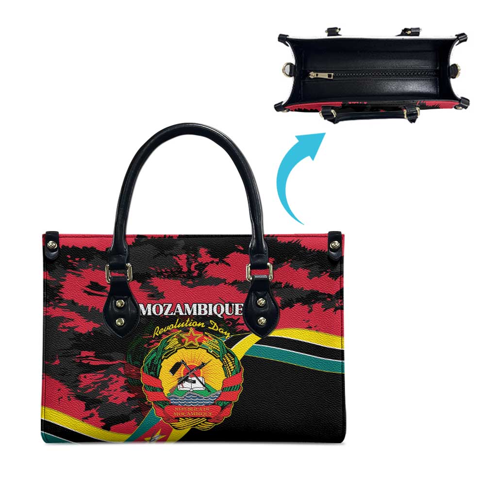 Mozambique Revolution Day Leather Bag Coat Of Arms FRELIMO