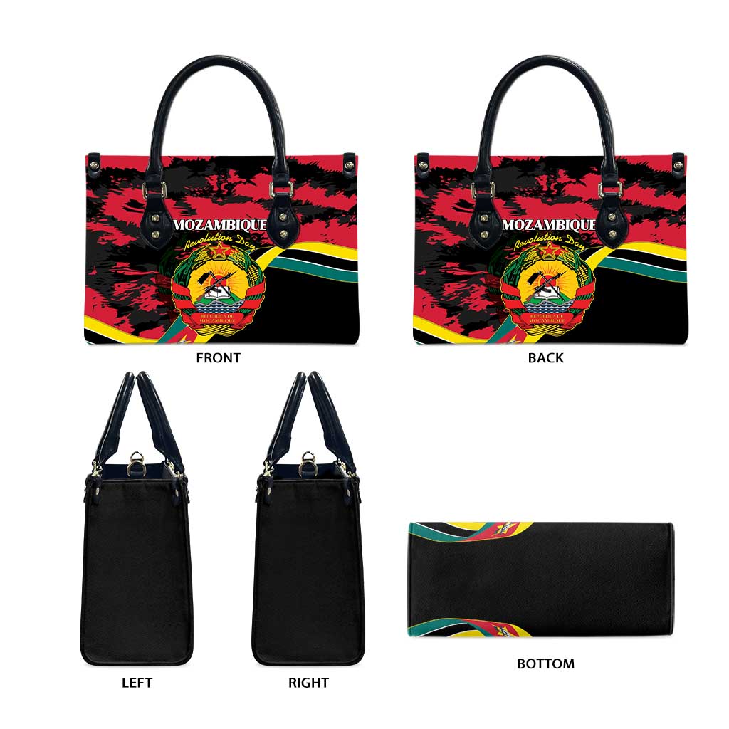 Mozambique Revolution Day Leather Bag Coat Of Arms FRELIMO