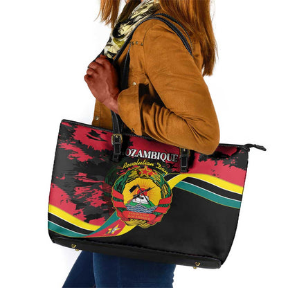 FRELIMO Mozambique Leather Tote Bag Happy Revolution Day - African Pride