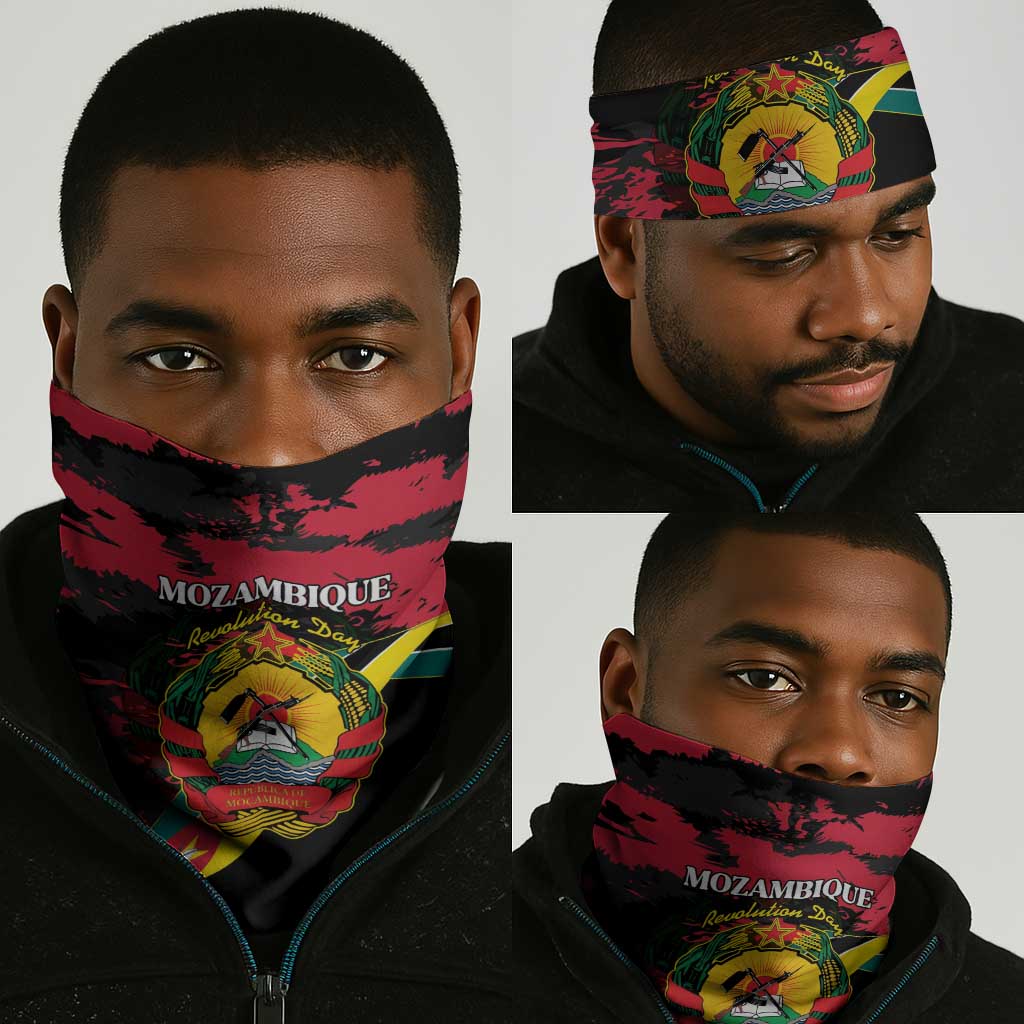 FRELIMO Mozambique Neck Gaiter Happy Revolution Day LT15