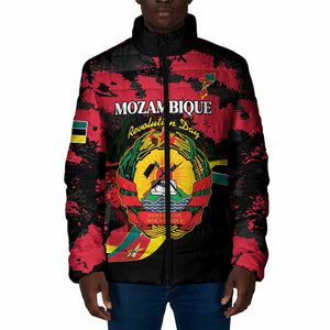 Personalized Mozambique Revolution Day Padded Jacket Coat Of Arms FRELIMO