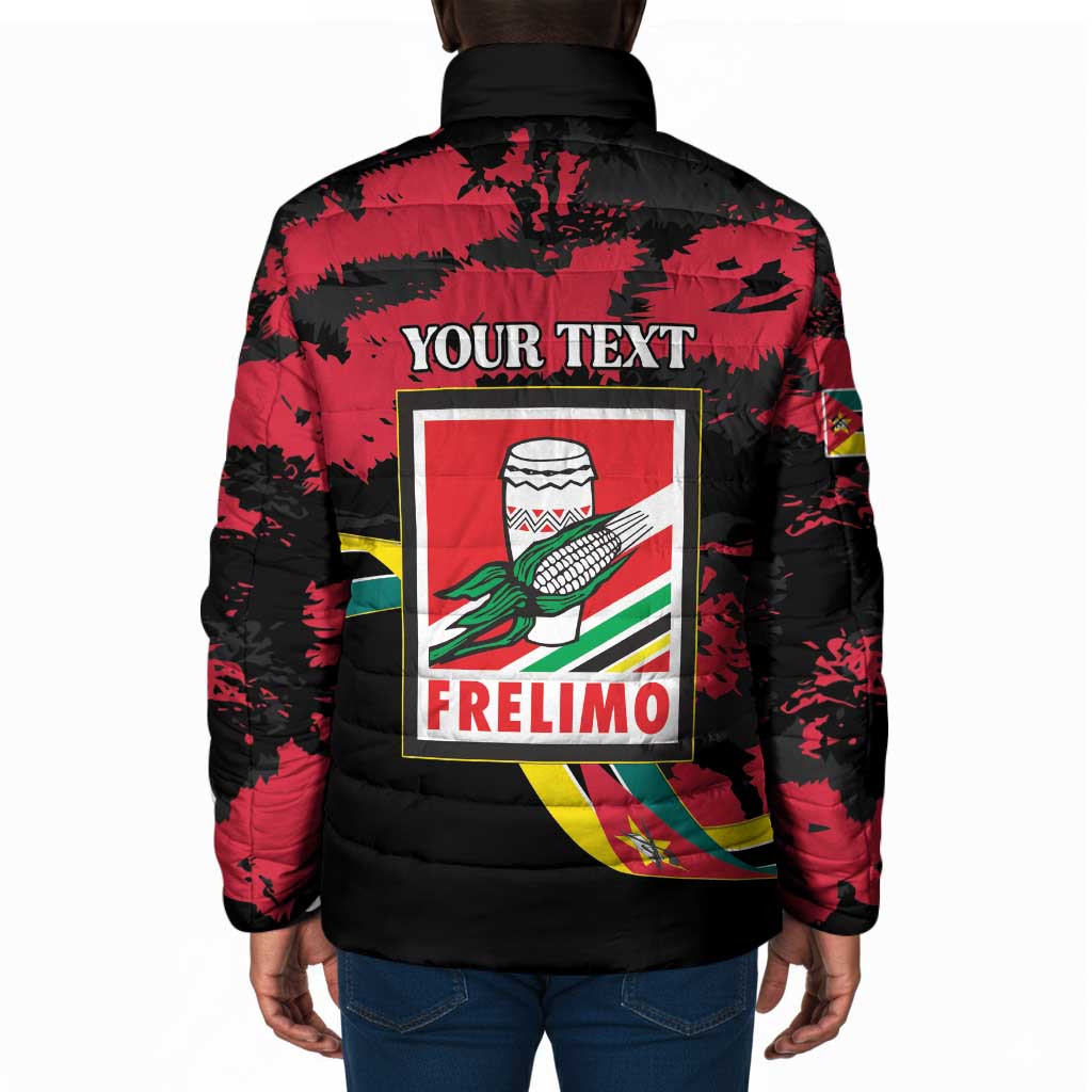 Personalized Mozambique Revolution Day Padded Jacket Coat Of Arms FRELIMO