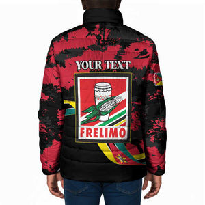 Personalized Mozambique Revolution Day Padded Jacket Coat Of Arms FRELIMO