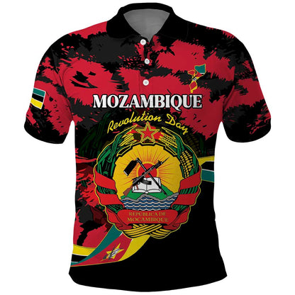 Personalized FRELIMO Mozambique Polo Shirt Happy Revolution Day - African Pride