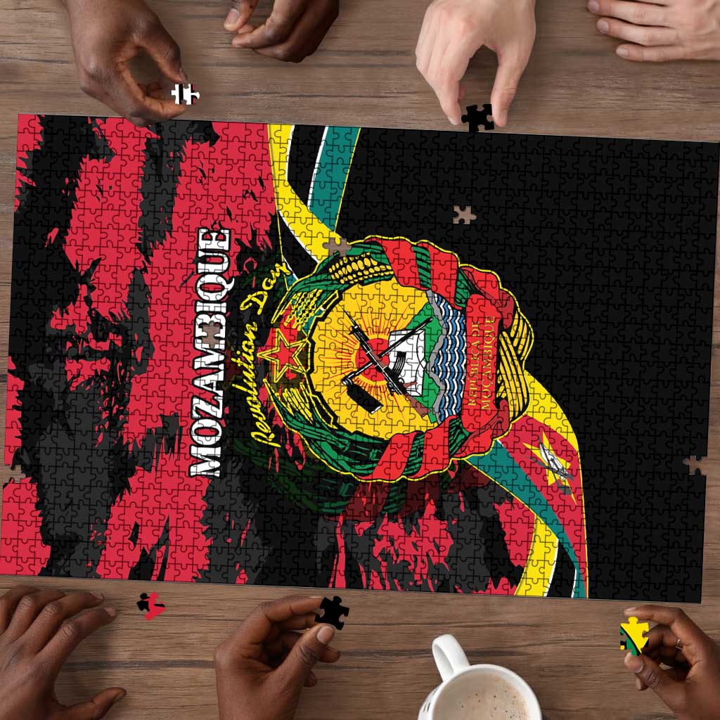 Mozambique Revolution Day Puzzle Coat Of Arms FRELIMO