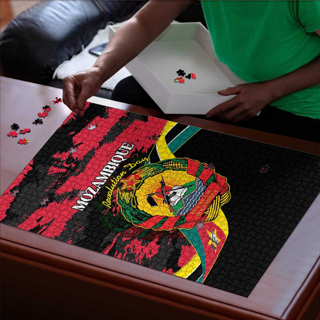 Mozambique Revolution Day Puzzle Coat Of Arms FRELIMO