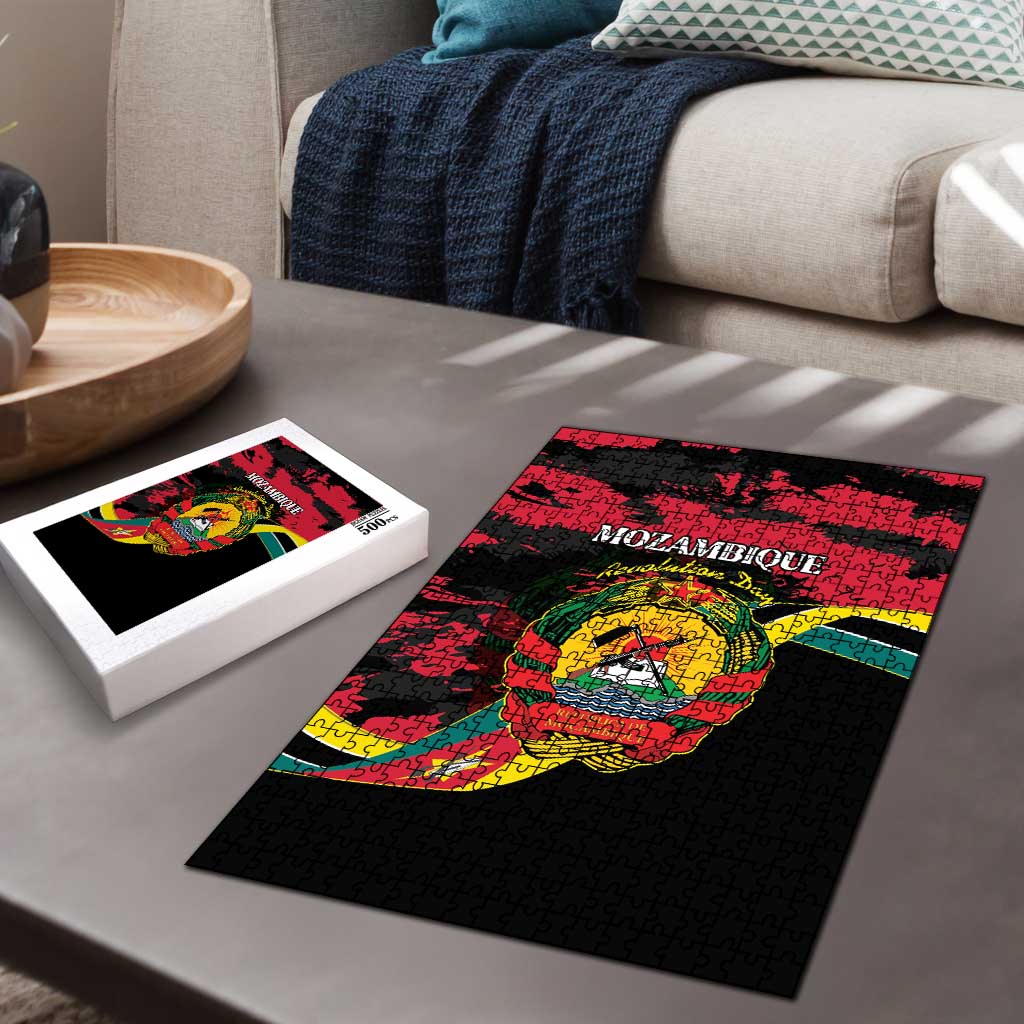 Mozambique Revolution Day Puzzle Coat Of Arms FRELIMO
