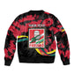 Personalized FRELIMO Mozambique Sleeve Zip Bomber Jacket Happy Revolution Day - African Pride