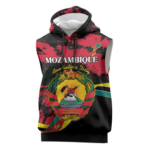 Personalized FRELIMO Mozambique Sleeveless Hoodie Happy Revolution Day - African Pride