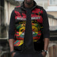 Personalized Mozambique Revolution Day Sleeveless Puffer Jacket Coat Of Arms FRELIMO
