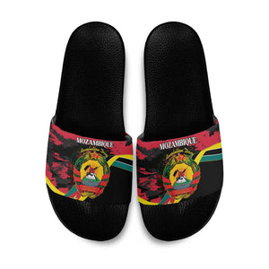 Mozambique Revolution Day Slide Sandals Coat Of Arms FRELIMO