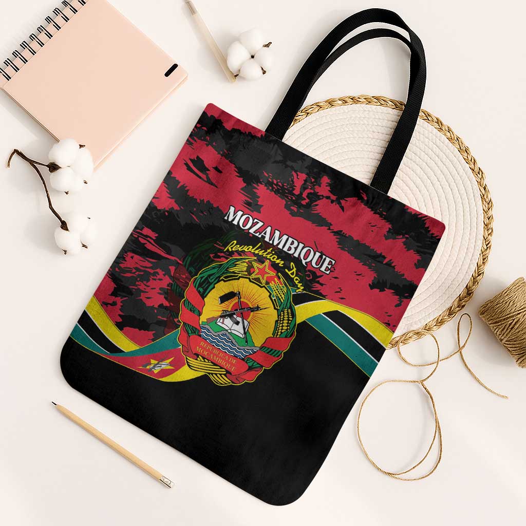 Mozambique Revolution Day Tote Bag Coat Of Arms FRELIMO