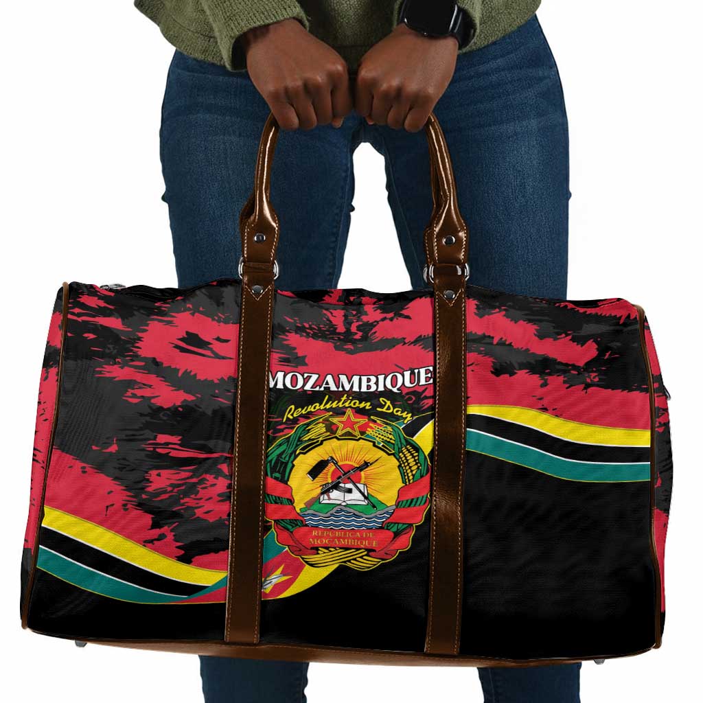 Mozambique Revolution Day Travel Bag Coat Of Arms FRELIMO