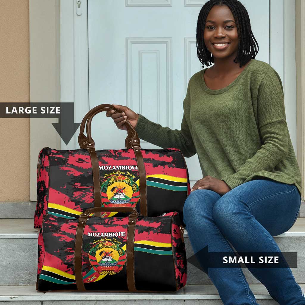Mozambique Revolution Day Travel Bag Coat Of Arms FRELIMO