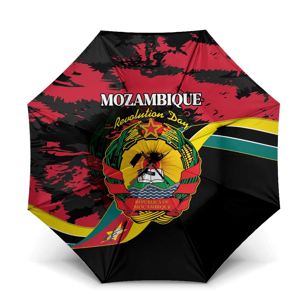 Mozambique Revolution Day Umbrella Coat Of Arms FRELIMO