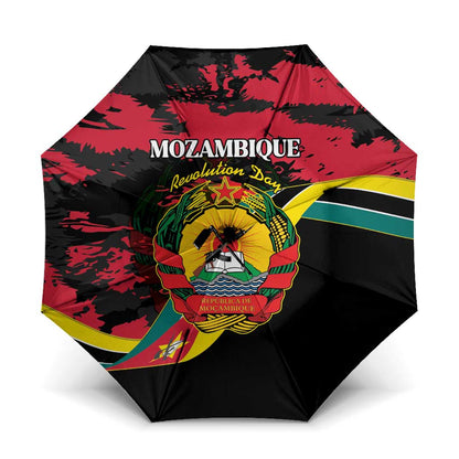 Mozambique Revolution Day Umbrella Coat Of Arms FRELIMO