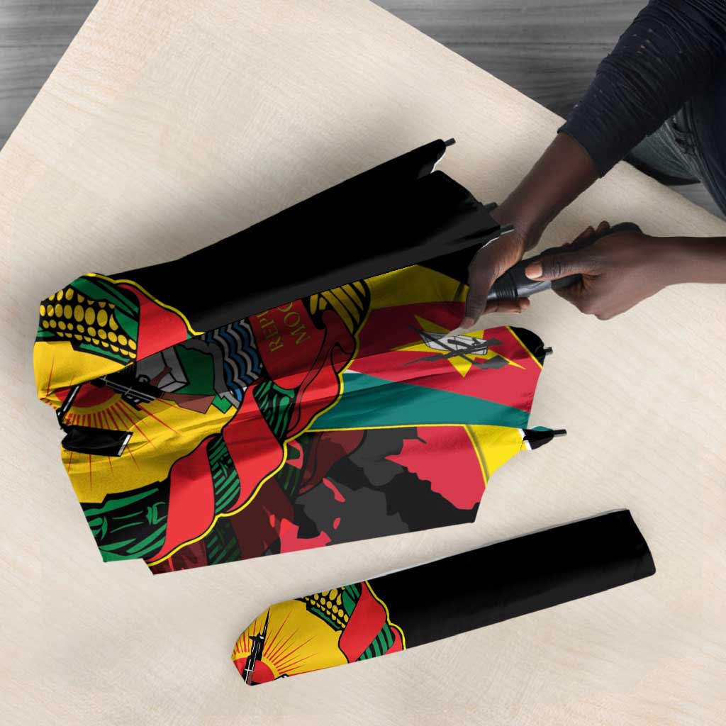 Mozambique Revolution Day Umbrella Coat Of Arms FRELIMO