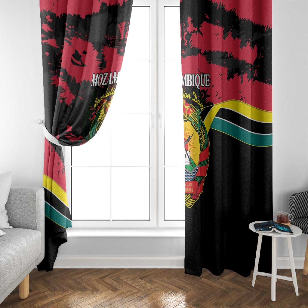 FRELIMO Mozambique Window Curtain Happy Revolution Day - African Pride