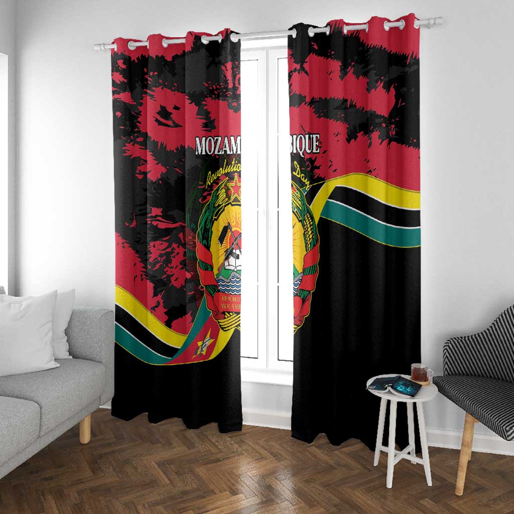 FRELIMO Mozambique Window Curtain Happy Revolution Day - African Pride