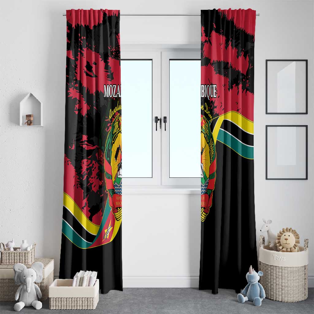 FRELIMO Mozambique Window Curtain Happy Revolution Day - African Pride