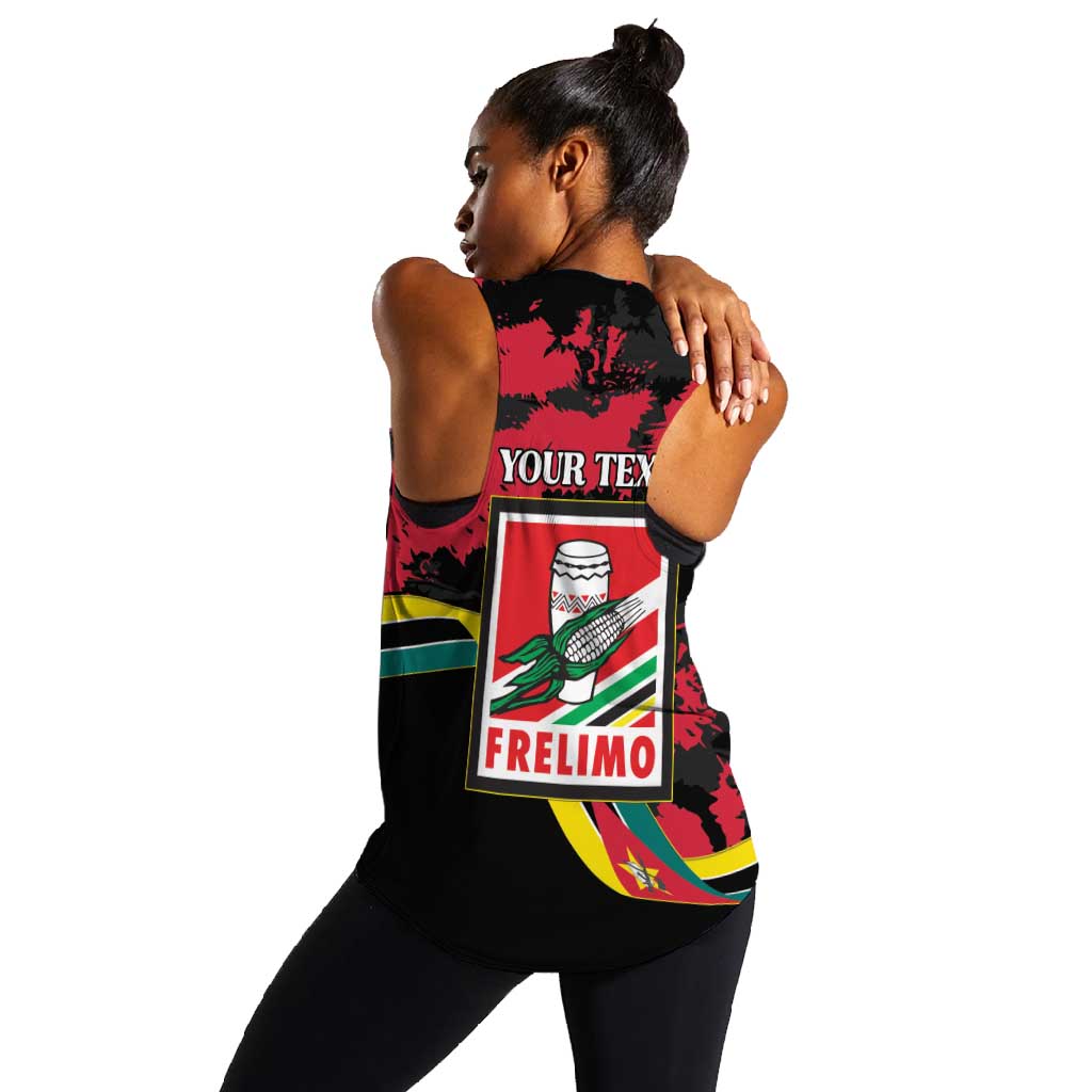 Personalized FRELIMO Mozambique Women Racerback Tank Happy Revolution Day - African Pride