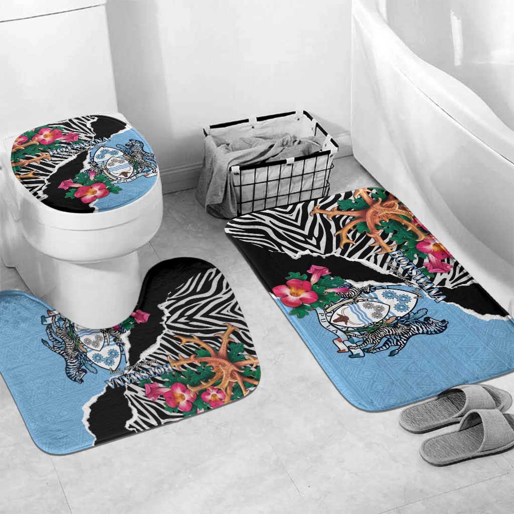 Botswana Independence Day Bathroom Set Coat Of Arms Devils Claw