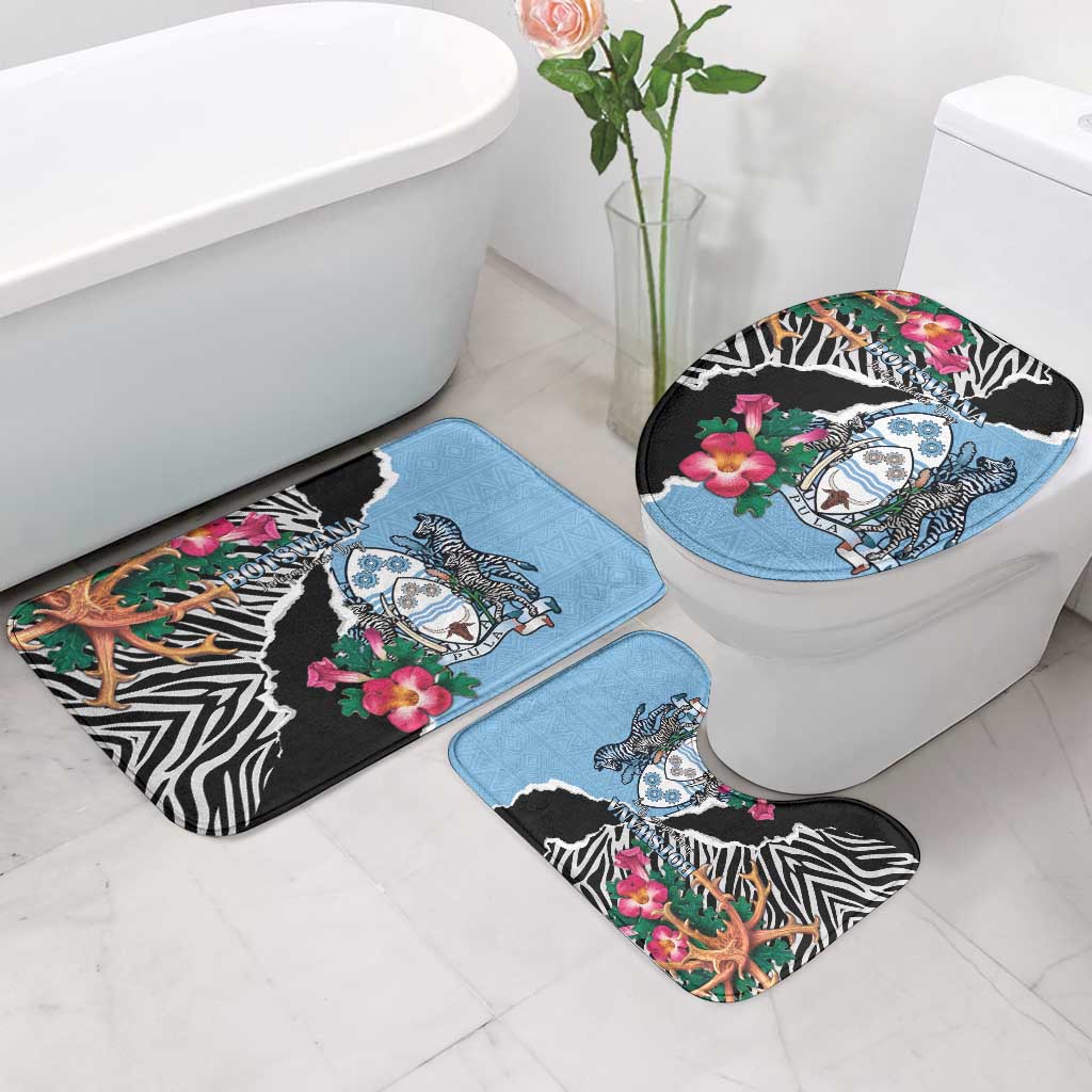 Botswana Independence Day Bathroom Set Coat Of Arms Devils Claw