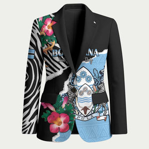 Personalized Botswana Independence Day Blazer Coat Of Arms Devils Claw