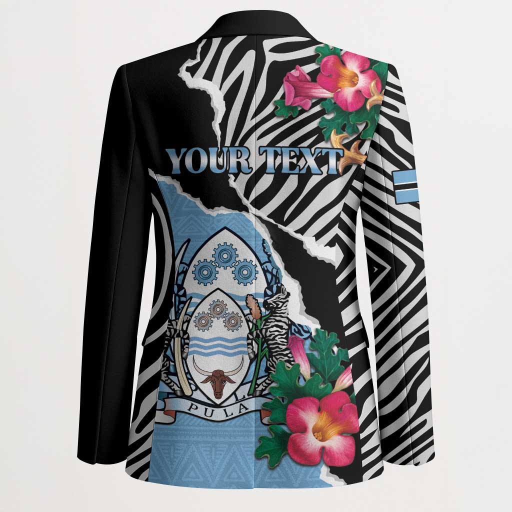 Personalized Botswana Independence Day Blazer Coat Of Arms Devils Claw