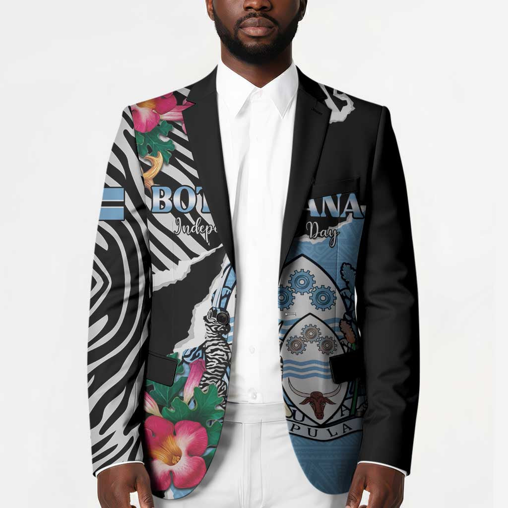 Personalized Botswana Independence Day Blazer Coat Of Arms Devils Claw