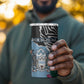 Personalized Botswana Independence Day 4 in 1 Can Cooler Tumbler Kalahari Devils Claw Zebra With Arican Pattern - African Pride