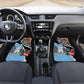 Botswana Independence Day Car Mats Kalahari Devils Claw Zebra With Arican Pattern - African Pride