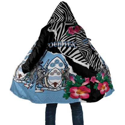Personalized Botswana Independence Day Cloak Coat Of Arms Devils Claw