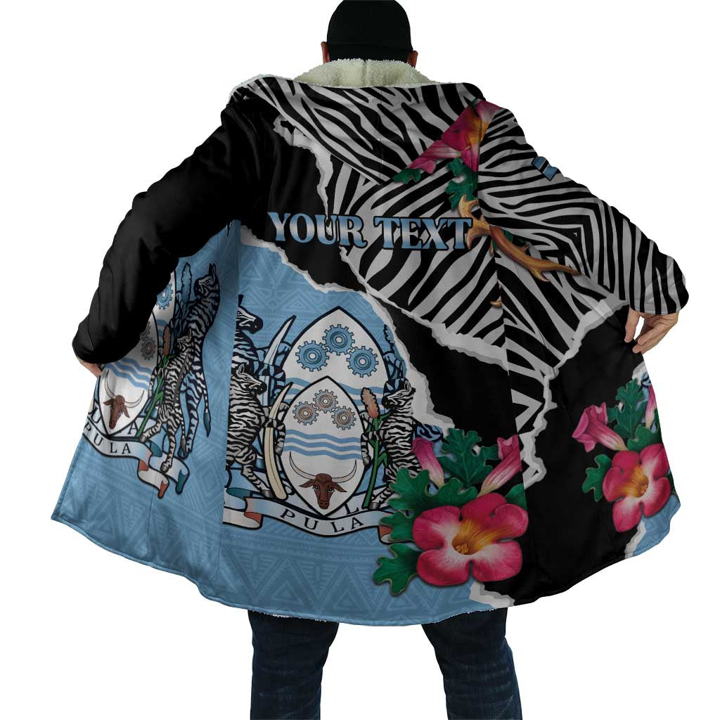 Personalized Botswana Independence Day Cloak Coat Of Arms Devils Claw