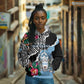 Personalized Botswana Independence Day Hoodie Kalahari Devils Claw Zebra With Arican Pattern - African Pride