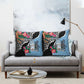 Botswana Independence Day Pillow Cover Coat Of Arms Devils Claw