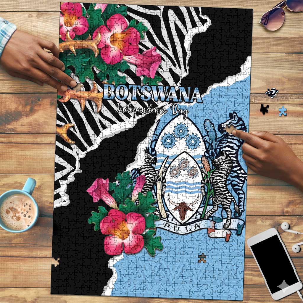 Botswana Independence Day Puzzle Coat Of Arms Devils Claw