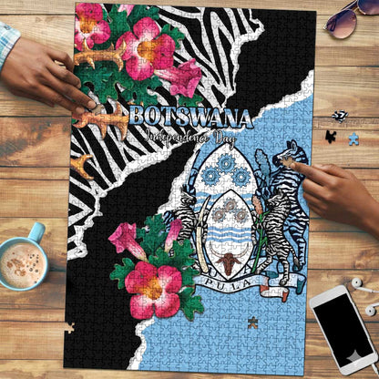 Botswana Independence Day Puzzle Coat Of Arms Devils Claw