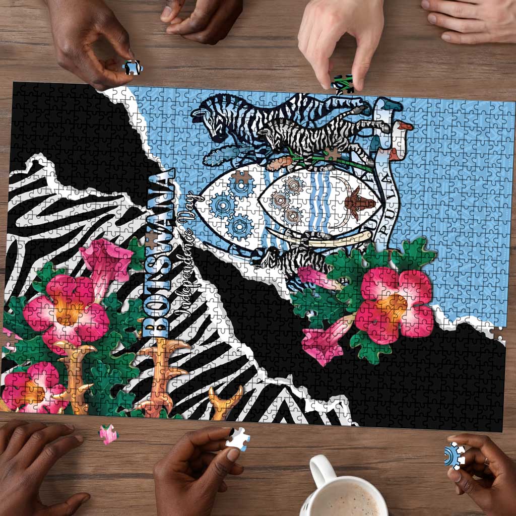 Botswana Independence Day Puzzle Coat Of Arms Devils Claw