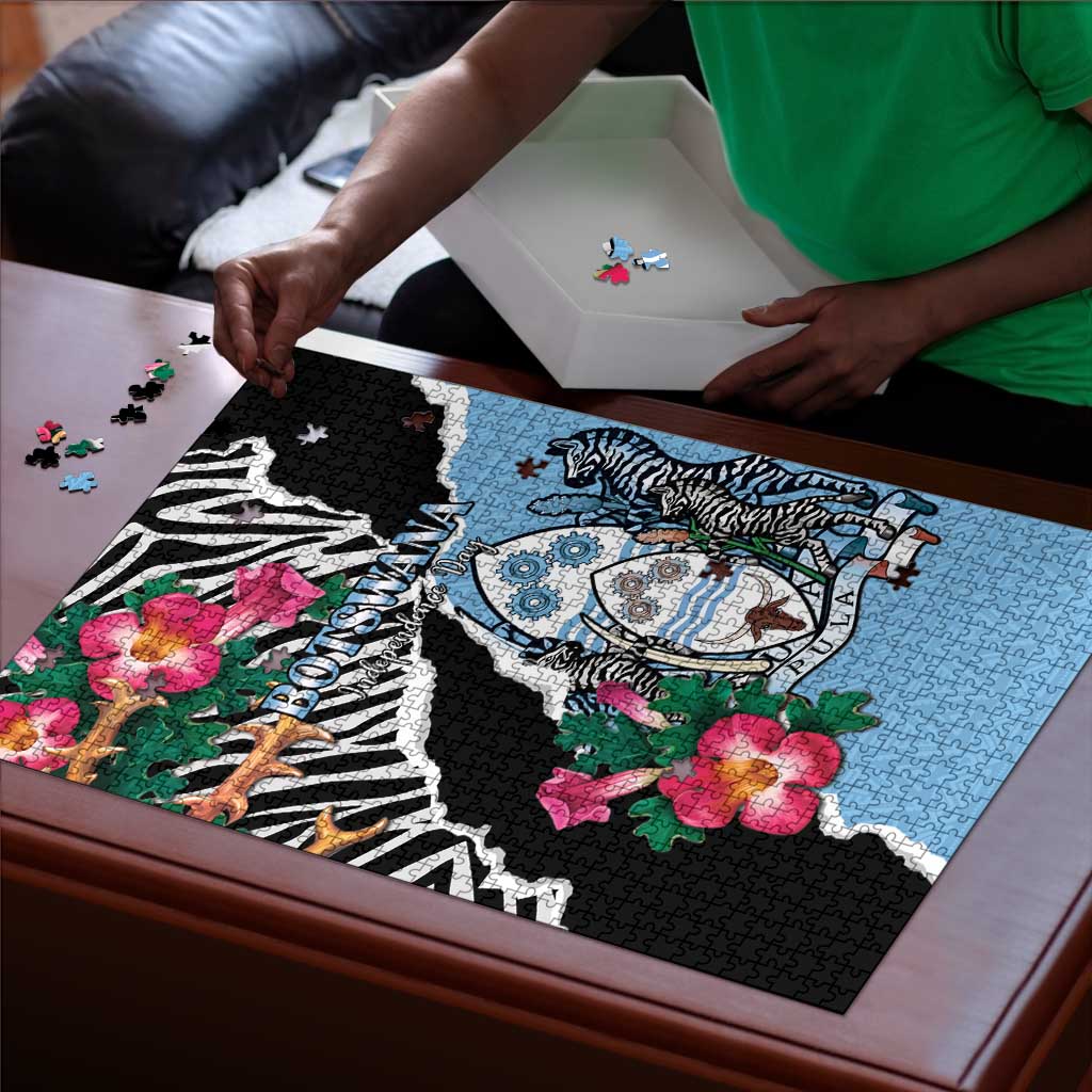 Botswana Independence Day Puzzle Coat Of Arms Devils Claw