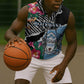 Personalized Botswana Independence Day Sleeveless Zip Hoodie Kalahari Devils Claw Zebra With Arican Pattern - African Pride