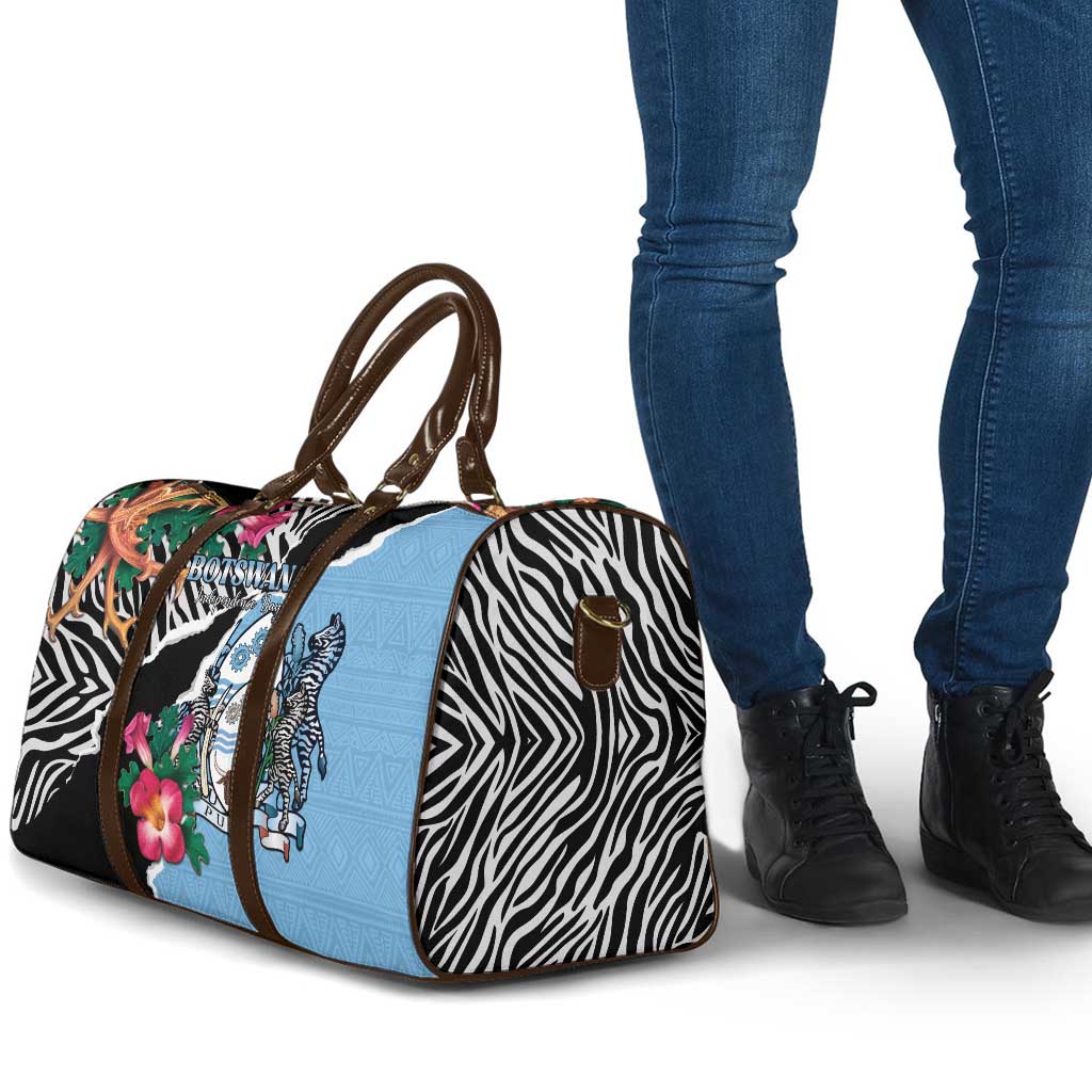 Botswana Independence Day Travel Bag Coat Of Arms Devils Claw